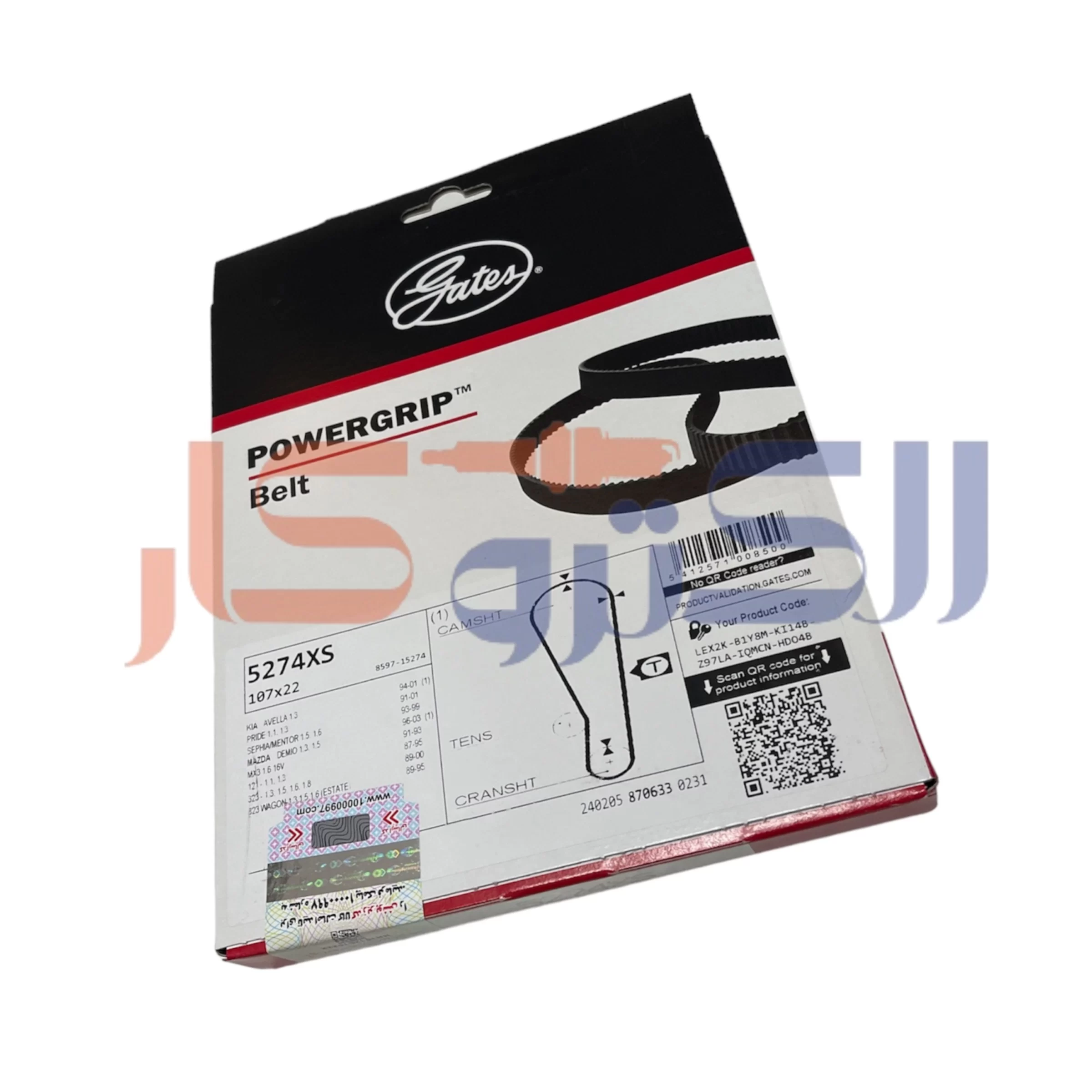 2024-08-27-22.19.30-1.webp تسمه تایم پراید،تیبا،ساینا،کوییک گیتس gates پاورگریپ بلژیک - تصویر 1