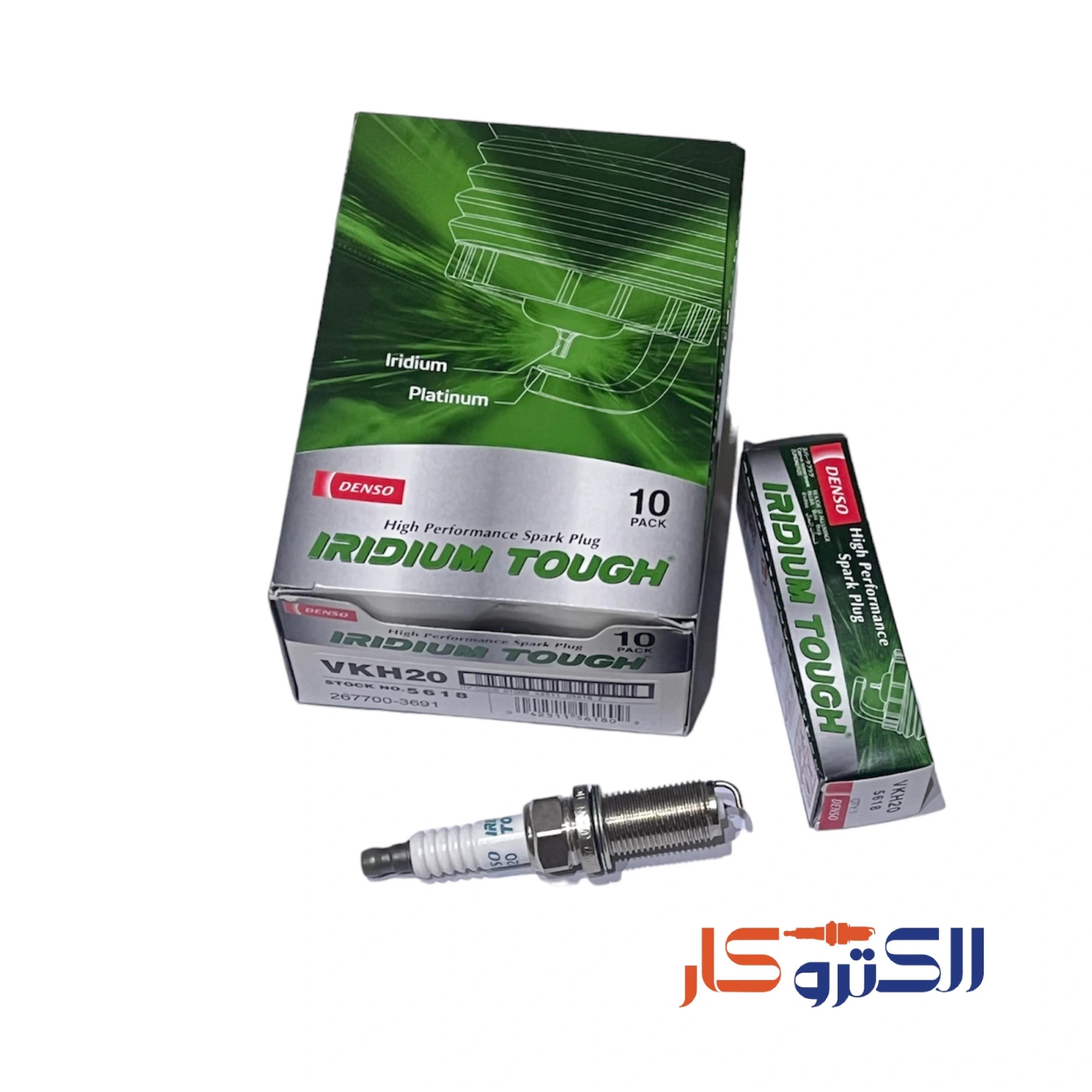 2024_04_13_21_22_IMG_4416-1.webp شمع سوزنی ایریدیوم پلاتینیوم پایه بلند دنسو 5618-VKH20 ژاپن - تصویر 1