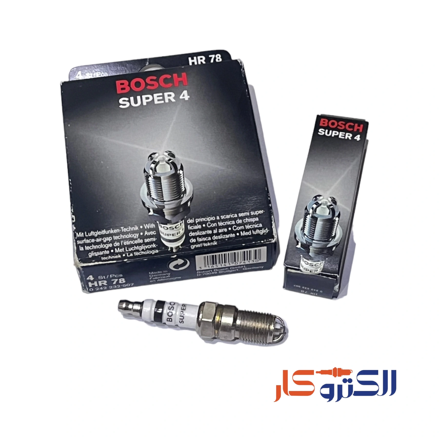 2024_04_13_21_26_IMG_4420-1.webp شمع پایه کوتاه خرچنگی(چهار پلاتین) بوش HR78 آلمان - تصویر 1