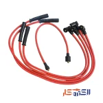 وایر تقویتی تمام سیلیکون دو سربرنجی نیسان کاربراتور(مقاومت صفر)