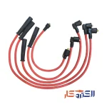 وایر تقویتی تمام سیلیکون دو سربرنجی پراید کاربراتور(مقاومت صفر)