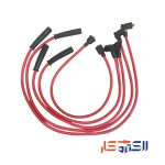 وایر تقویتی تمام سیلیکون دو سربرنجی نیسان پاترول 4 سیلندر(مقاومت صفر)