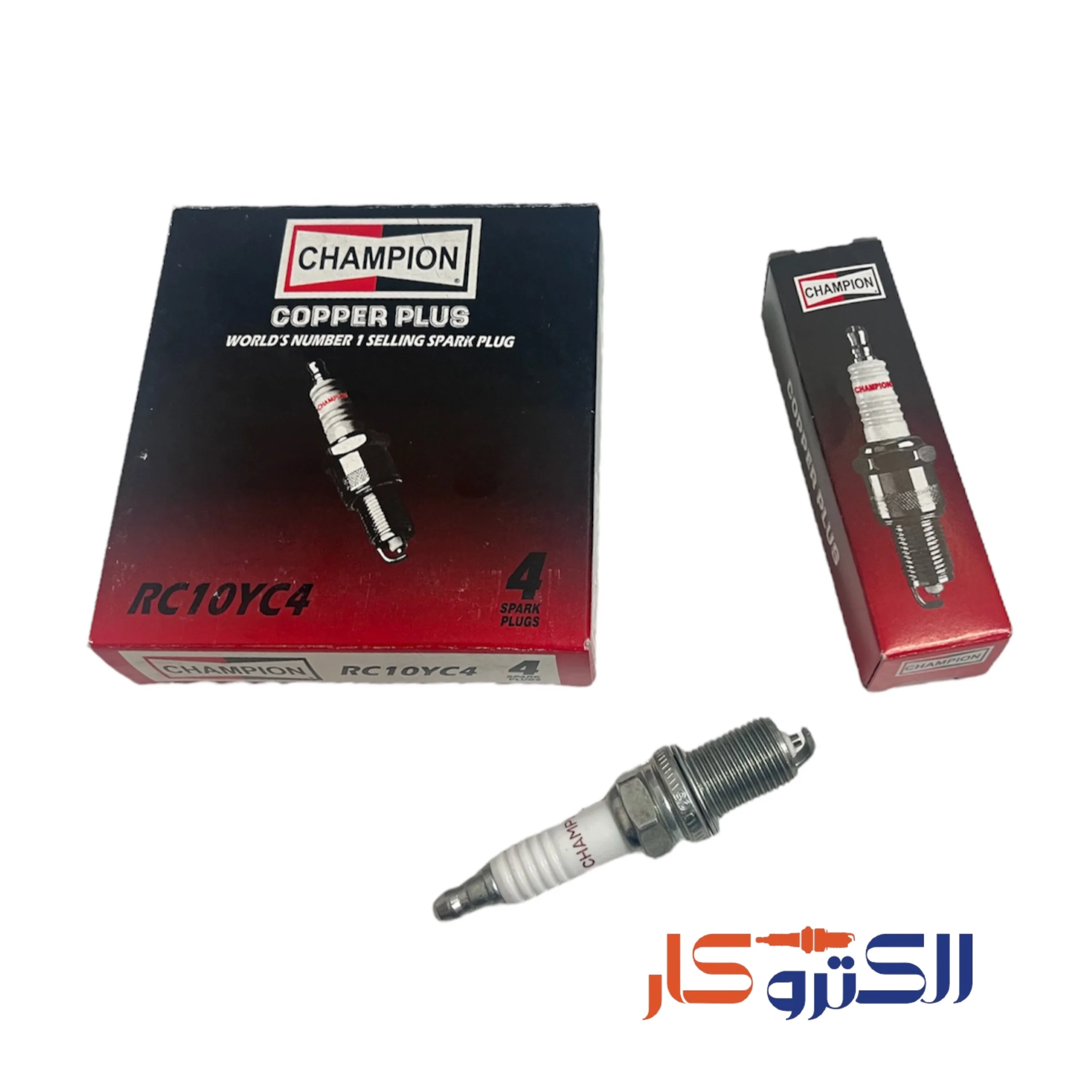 photo-output-17-1.webp شمع نیکلی تک پلاتین پایه کوتاه چمپیون RC10YC4 آمریکا - تصویر 1